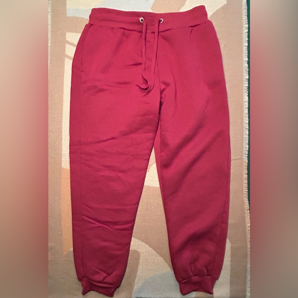 Burgundy Women's Jogger Pants